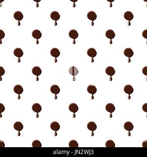 Point d'alphabet latin a fait du chocolat Illustration de Vecteur