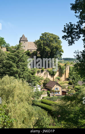 Le Château de Salignac, Salignac, département de la Dordogne, France, Europe Banque D'Images