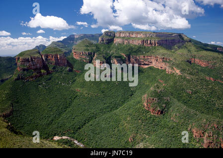 Trois Rondavels paysage Blyde River Canyon Mpumalanga Afrique du Sud Banque D'Images