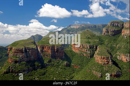 Trois Rondavels Blyde River Canyon Mpumalanga Afrique du Sud Banque D'Images