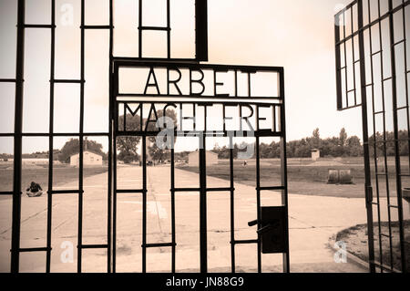 Camp de concentration de Sachsenhausen Banque D'Images