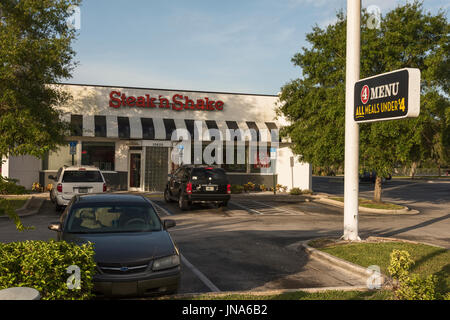 Steak n Shake Leesburg, Florida USA Banque D'Images