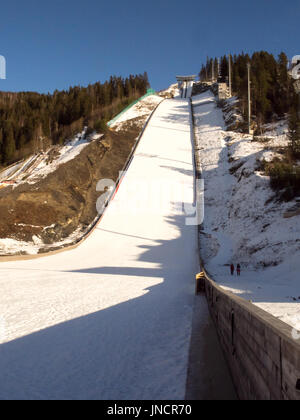 Vikersund, Norvège - 24 Février 2016 : Vikersundbakken Vikersund en tour de saut à ski Banque D'Images