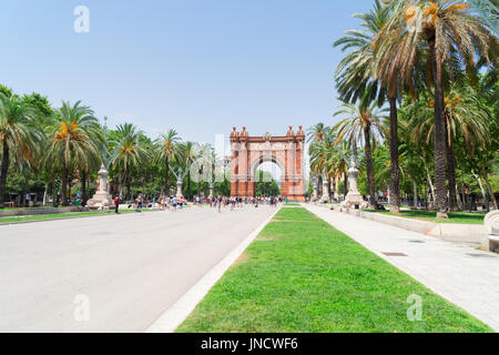 Arc de Triomphe, Barcelone Banque D'Images