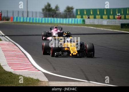 20.07.2017, hungaroring, Budapest, Formule 1 grand prix grosser preis von Ungarn 2017 , im Bild jolyon palmer (fr# 30), Renault sport F1 Team, Esteban ocon (fra# 31), sahara force india formula one team photo : Cronos/hasan bratic Banque D'Images