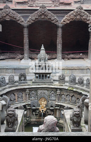 Sundari Chowk Place Patan Durbar Katmandou Népal Banque D'Images