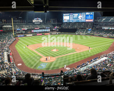 Safeco Field ; Angels vs Mariners Banque D'Images