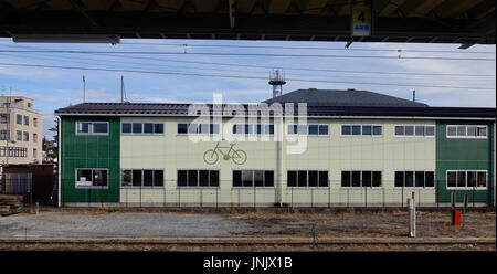Tokyo, Japon - Jan 2, 2016. Entrepôt situé à Tokyo, au Japon. Banque D'Images