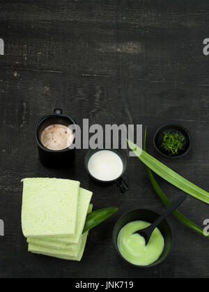 Feuilles de pandanus mixers produit alimentaire sain de style de vie Soins Banque D'Images