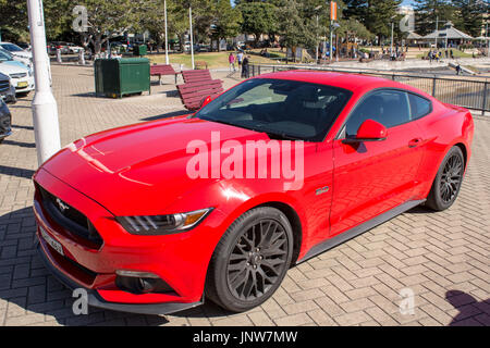 Ford Mustang à Wollongong Bassin Belmore Banque D'Images