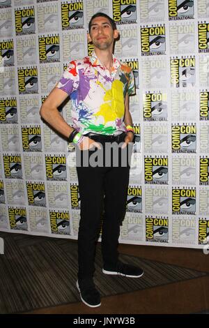 San Diego, CA. 23 juillet, 2017. Max Landis aux arrivées pour COMIC-CON 2017 International-Sun, San Diego Convention Center, San Diego, CA, 23 juillet 2017. Credit : Priscilla Grant/Everett Collection/Alamy Live News Banque D'Images