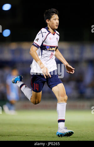 Tokyo, Japon. 31 juillet, 2017. Daichi Hara (FC Tokyo U-18) Football/soccer : la 41e Japon Club jeunes (U-18) Championnat de football match de demi-finale entre Kawasaki Frontale U-18 - FC Tokyo U-18 à Ajinomoto Domaine Nishigaoka dans Tokyo, Japon . Credit : Yohei Osada/AFLO SPORT/Alamy Live News Banque D'Images
