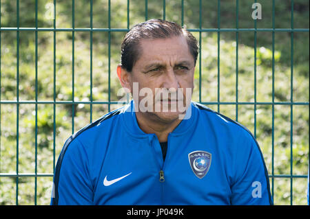 Reischach, Funchal, Portugal. Le 25 juillet, 2017. Ramon Diaz (Al-Hilal) Football/soccer : pré-saison match amical entre Benevento Calcio 1-1 Al-Hilal de Reischach, Funchal, PORTUGAL . Credit : Maurizio Borsari/AFLO/Alamy Live News Banque D'Images