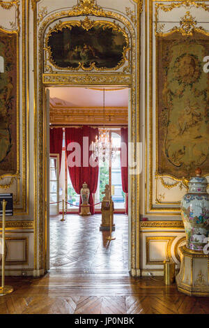 Paris, France - 3 mars 2016 : Intérieur de la musée Jacquemart-André sur le Boulevard Haussmann dans le 8e, Paris. Le musée est administré par l'Institut de France et abrite une magnifique collection de peintures. Banque D'Images