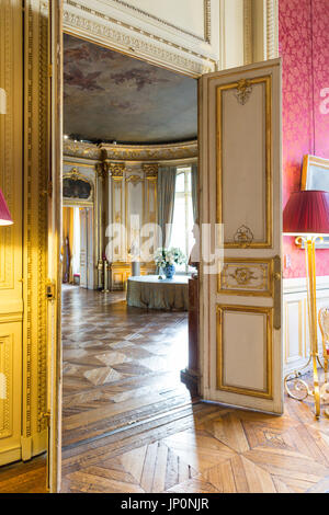 Paris, France - 3 mars 2016 : Intérieur de la musée Jacquemart-André sur le Boulevard Haussmann dans le 8e, Paris. Le musée est administré par l'Institut de France et abrite une magnifique collection de peintures. Banque D'Images