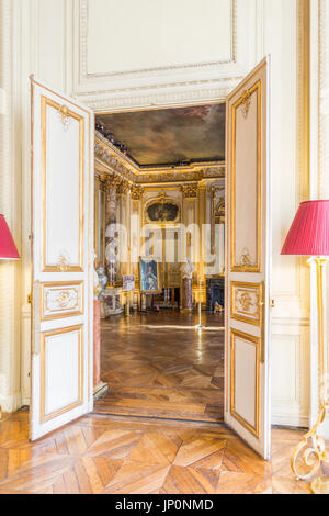 Paris, France - 3 mars 2016 : Intérieur de la musée Jacquemart-André sur le Boulevard Haussmann dans le 8e, Paris. Le musée est administré par l'Institut de France et abrite une magnifique collection de peintures. Banque D'Images