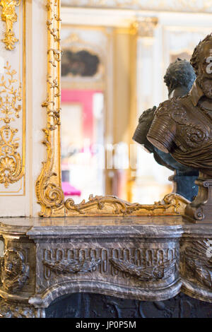 Paris, France - 3 mars 2016 : Intérieur de la musée Jacquemart-André sur le Boulevard Haussmann dans le 8e, Paris. Le musée est administré par l'Institut de France et abrite une magnifique collection de peintures. Banque D'Images