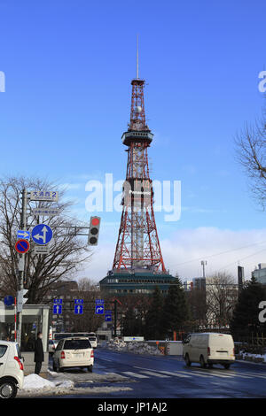 Sapporo en hiver Banque D'Images