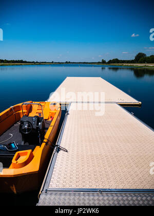 Dorney Lake, Eton College, Windsor, Buckinghamshire, Angleterre, RU, FR. Banque D'Images