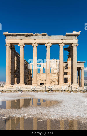 Erechtheion temple, Acropole, Athènes, Attique, Grèce Banque D'Images