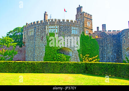 Château de Walmer, dans le Kent, Angleterre Banque D'Images