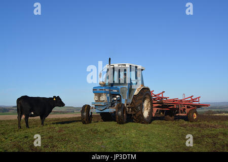 Tracteur Ford 7610 Banque D'Images