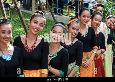 Choir la concurrence, Fort Santiago, Intramuros, Manille, Philippines Banque D'Images