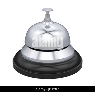 Sonnette de Réception isolée Banque D'Images