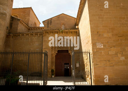 Abbaye de San Pedro el Viejo - Huesca - Espagne Banque D'Images