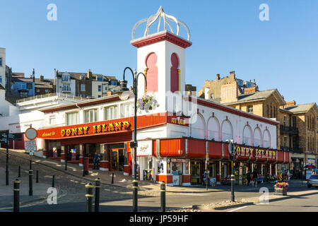 Coney Island amusement arcade, Scarborough Banque D'Images