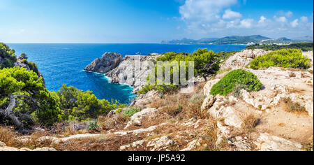 Punta de Castellat à Capdepera près de Cala Ratjada, Majorque, Iles Baléares, Espagne, Europe Banque D'Images