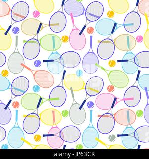 Raquettes et balles Illustration de Vecteur