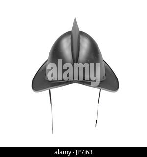 Chevalier médiéval espagnol Morion Casque Banque D'Images