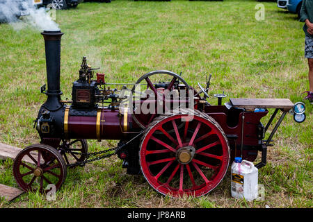 Un moteur de traction à vapeur, Fulking, Sussex, UK Banque D'Images