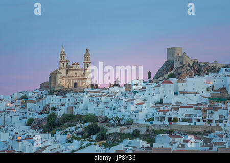 Espagne, Andalousie, Cadix Région Province, ville, Olvera Banque D'Images