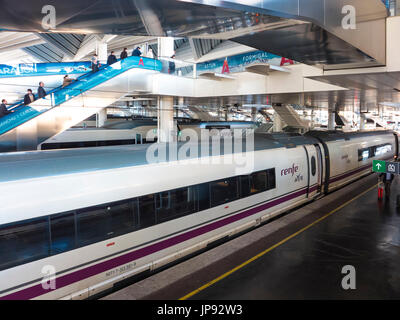 Puerta de la gare d'Atocha, Madrid, Espagne Banque D'Images