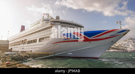 Bateau de croisière Oriana Banque D'Images