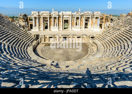 Amphithéâtre de Hiérapolis, Turquie Banque D'Images