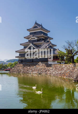 Le Japon,province de Nagano, Matsumoto City, Château de Matsumoto Banque D'Images