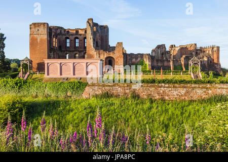 L'Angleterre, dans le Warwickshire, Kenilworth, le château de Kenilworth Banque D'Images