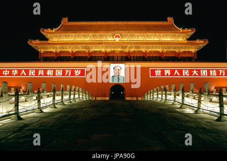 Entrée de la Cité Interdite, Pékin, Chine Banque D'Images