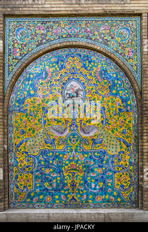 L'Iran, Téhéran Ville, le Golestan Palace complexe, Banque D'Images