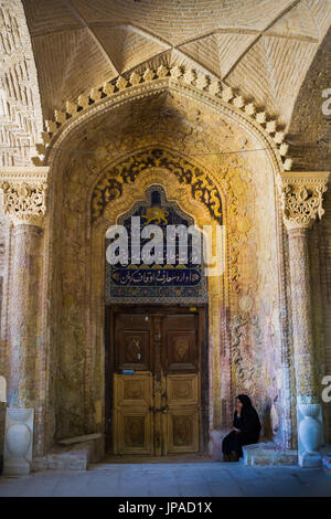 La ville de Kerman, Iran, Kerman Bazar, femme Banque D'Images