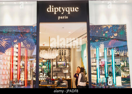 La Chine, Hong Kong, Central, la SFI Shopping Mall, Diptyque Store Banque D'Images