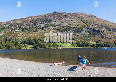 L'Angleterre, Cumbria, Lake District, Ullswater Banque D'Images