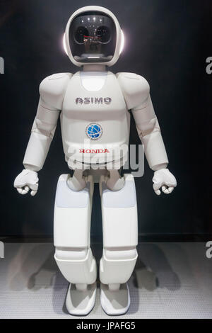 Le Japon, Honshu, Tokyo, Odaiba, Musée national des sciences Nouvelles et Innovations aka Miraikan, 'Robot Asimo' Banque D'Images