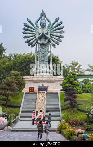 La Chine, la Province de Guandong, ville de Shenzhen, Chine splendide parc, la déesse Banque D'Images