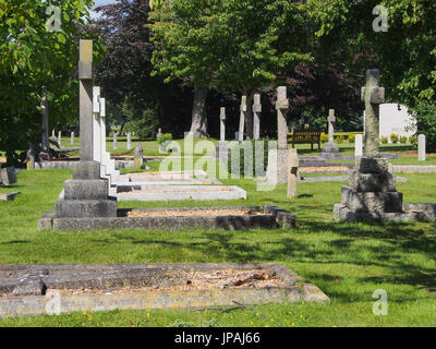 HASLAR ROYAL NAVAL CEMETERY Banque D'Images