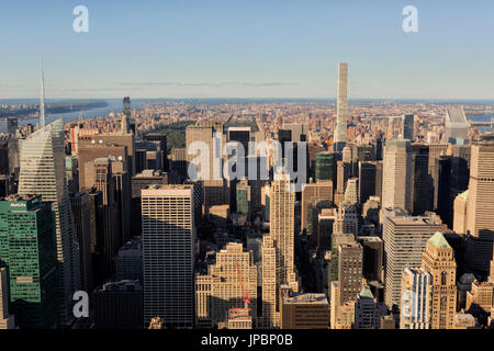 Nord,Manhattan Skyline, New York, États-Unis d'Amérique Banque D'Images