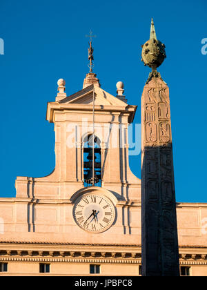 L'Europe, Italie, Latium, Rome. Détail de Montecitorio Banque D'Images